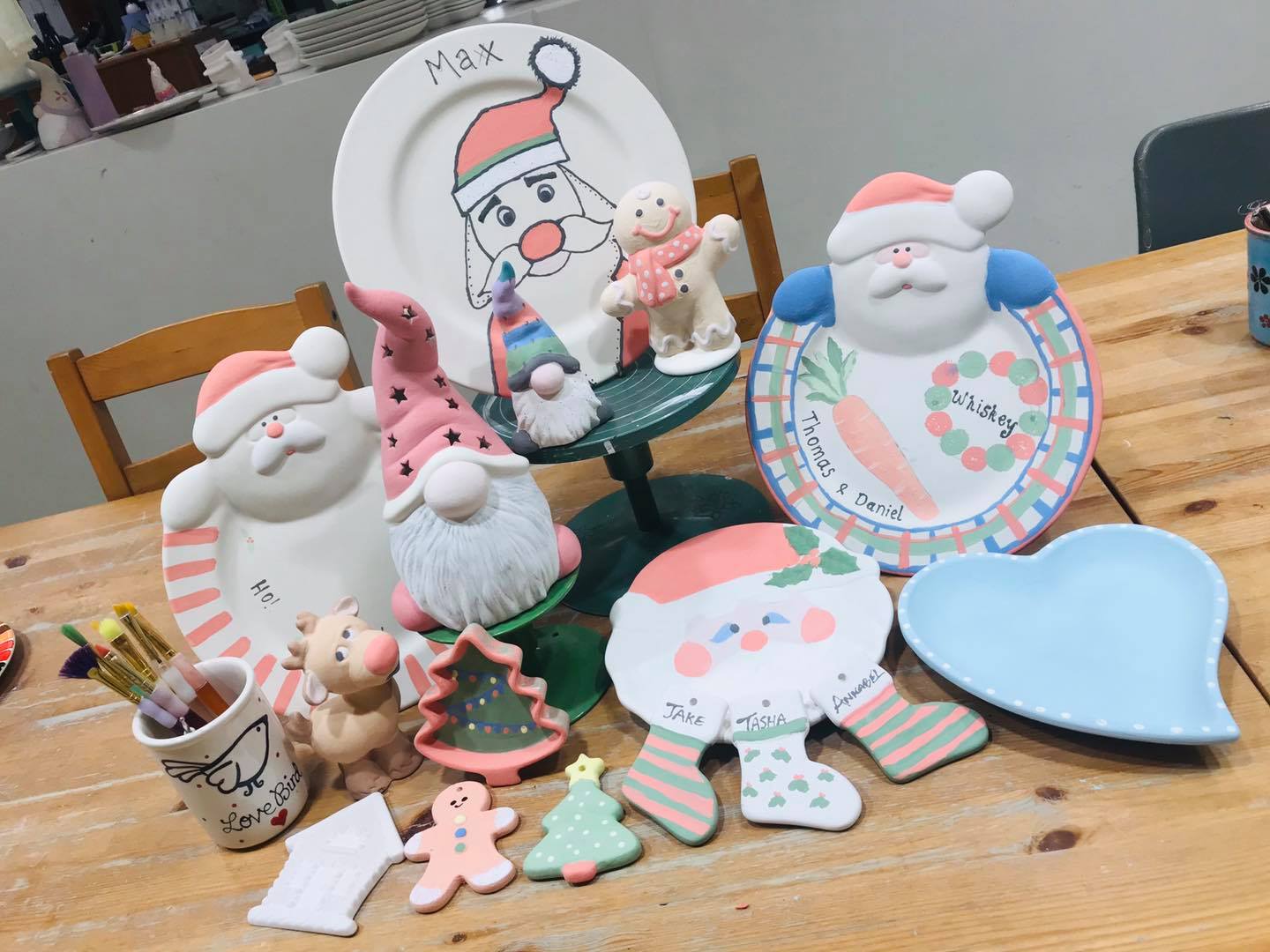 Christmas Pottery Party
